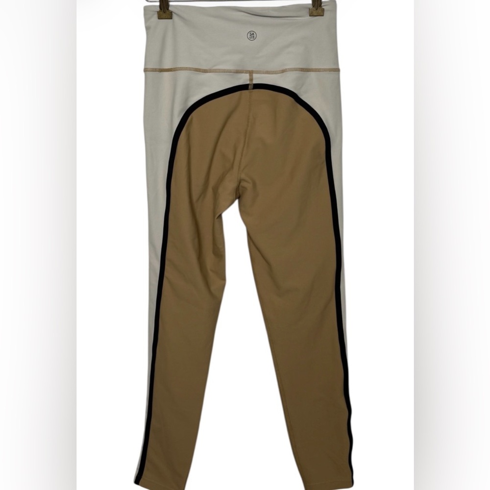 Sage Collective Colorblock Leggings  High Rise & Wide Paneled Waistline Size S - Picture 4 of 6